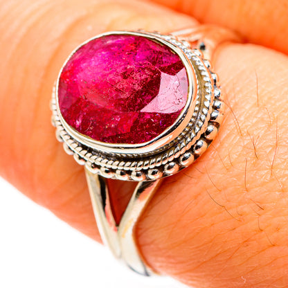 Red Sillimanite Rings handcrafted by Ana Silver Co - RING127214