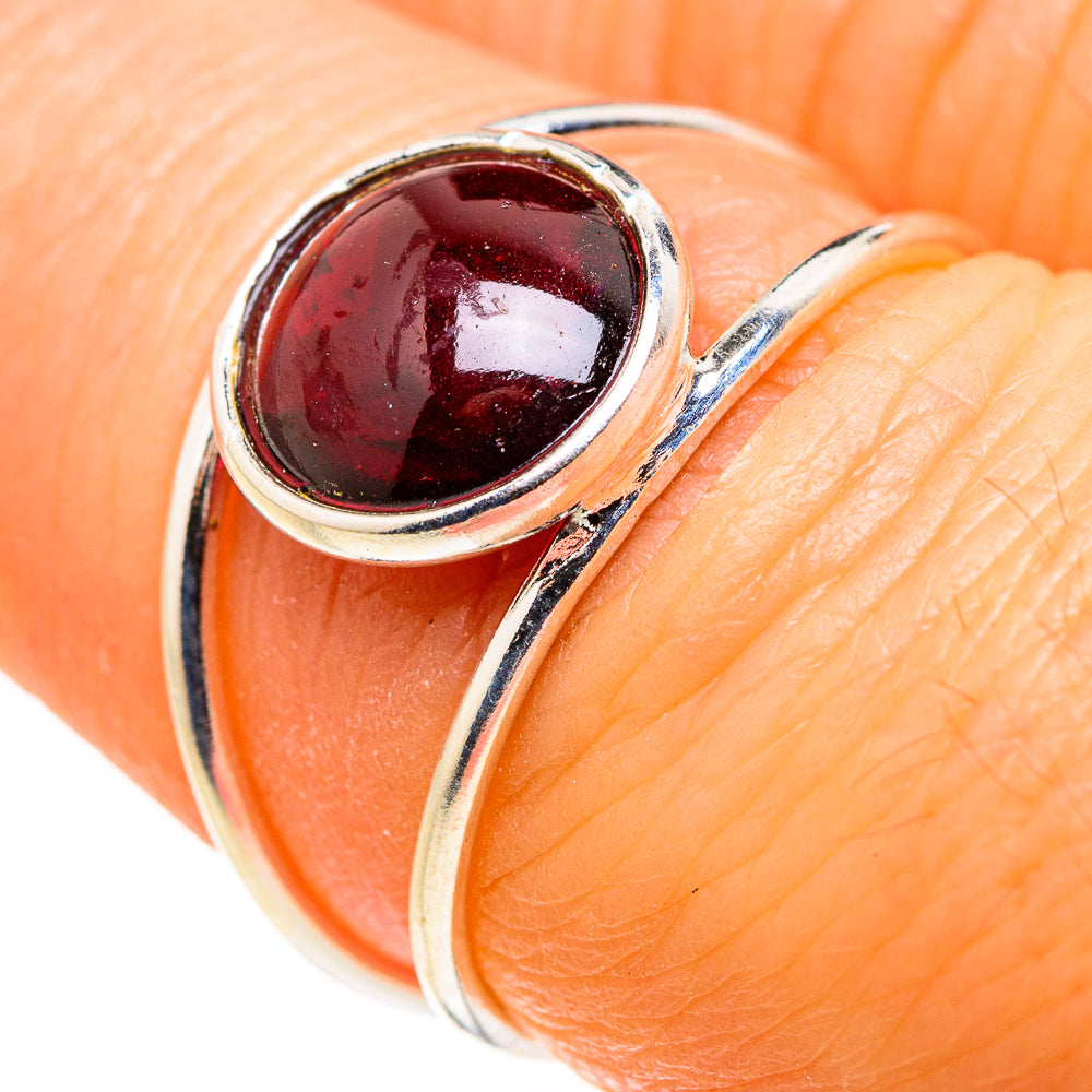 Garnet Rings handcrafted by Ana Silver Co - RING127217