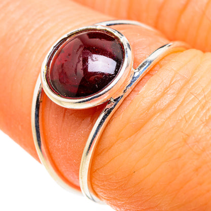 Garnet Rings handcrafted by Ana Silver Co - RING127217