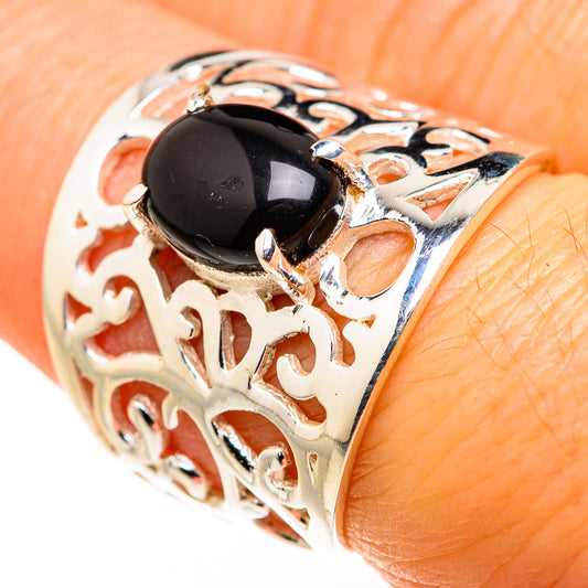 Black Onyx Rings handcrafted by Ana Silver Co - RING127222