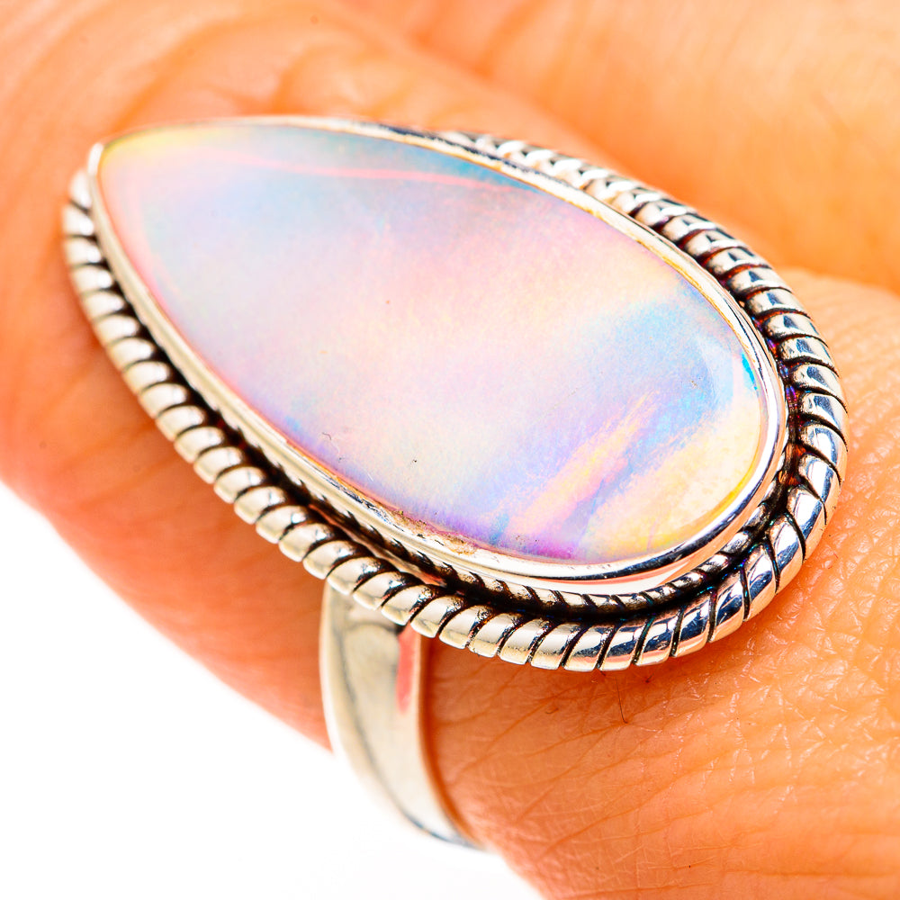 Ethiopian Opal Rings handcrafted by Ana Silver Co - RING127227