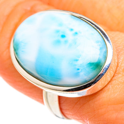 Larimar Rings handcrafted by Ana Silver Co - RING127257