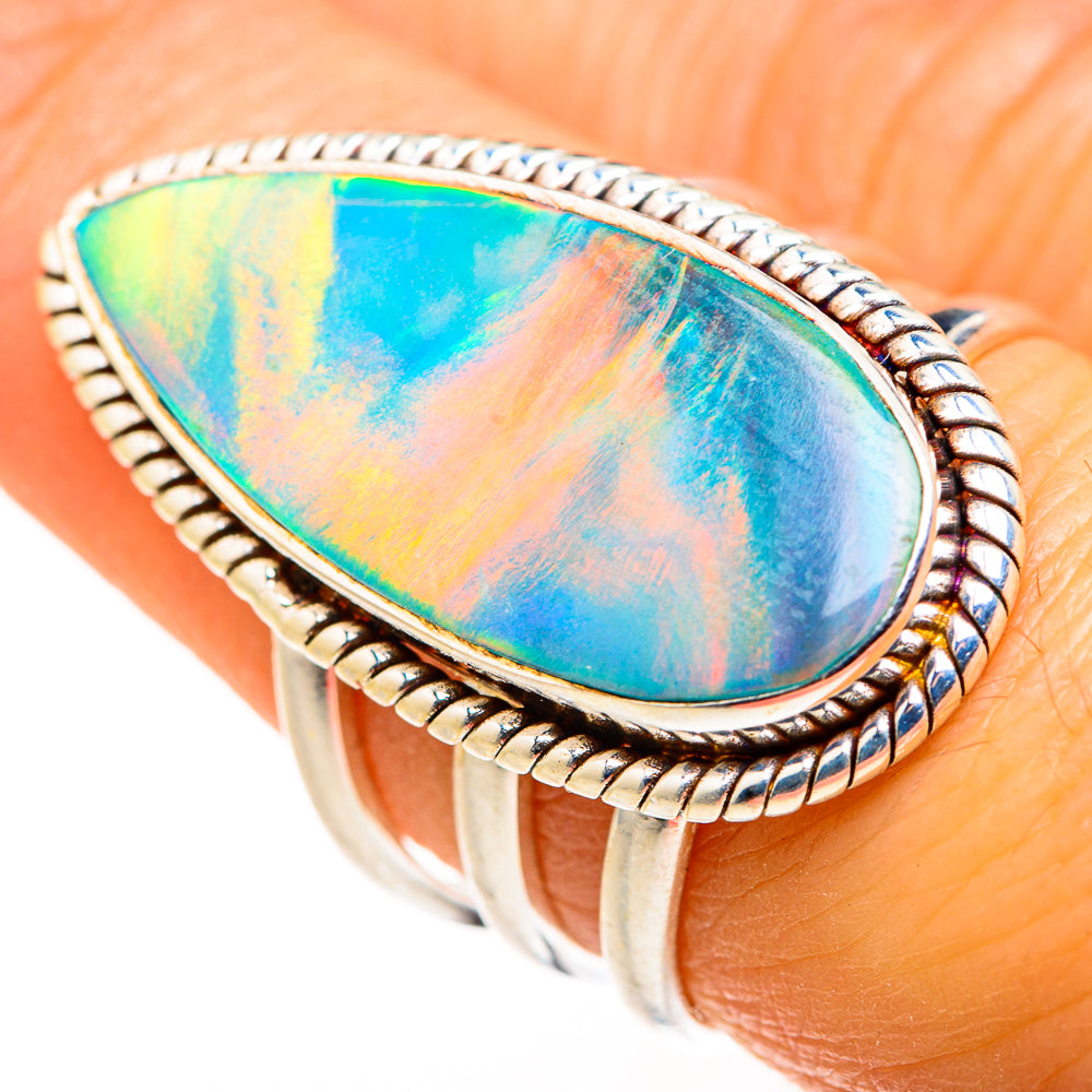 Aura Opal Rings handcrafted by Ana Silver Co - RING127288