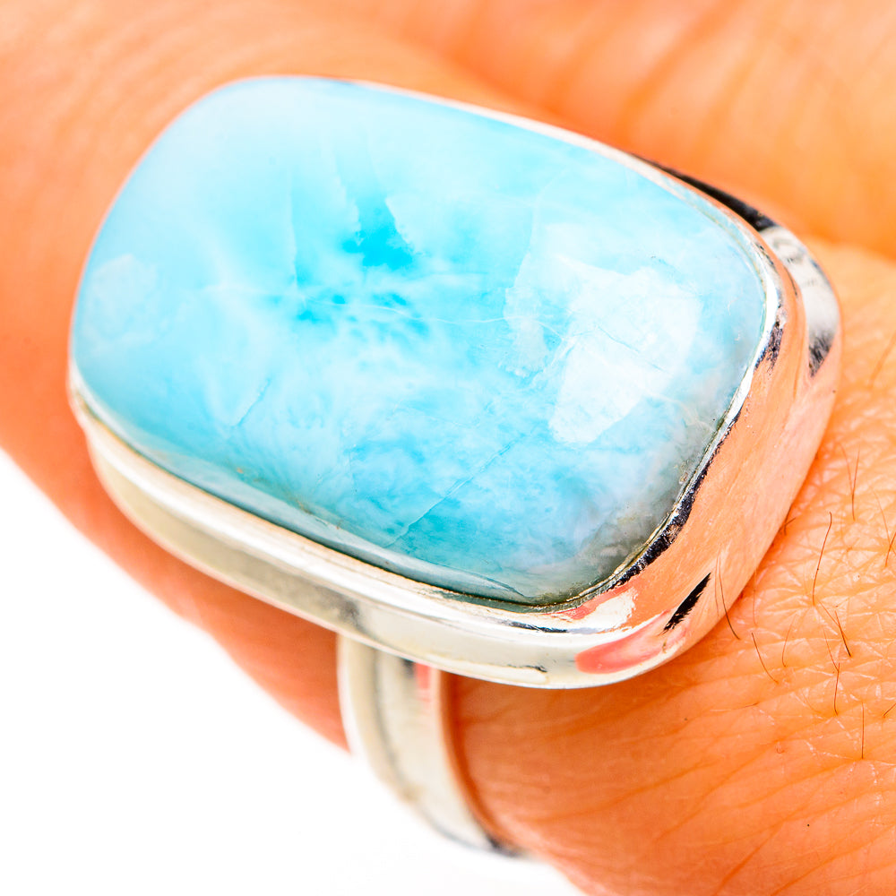 Larimar Rings handcrafted by Ana Silver Co - RING127290