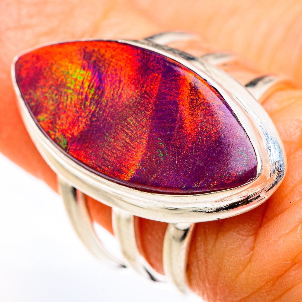 Aura Opal Rings handcrafted by Ana Silver Co - RING127304
