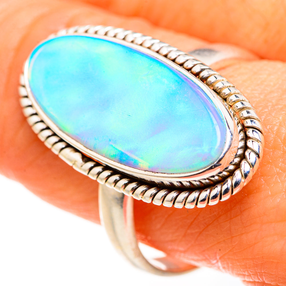 Aura Opal Rings handcrafted by Ana Silver Co - RING127307