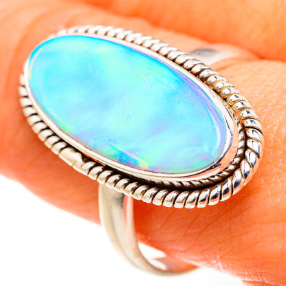 Aura Opal Rings handcrafted by Ana Silver Co - RING127307