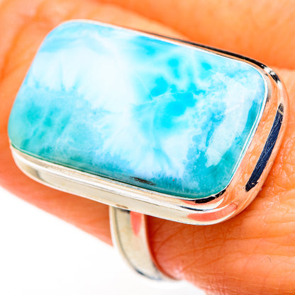Larimar Rings handcrafted by Ana Silver Co - RING127314
