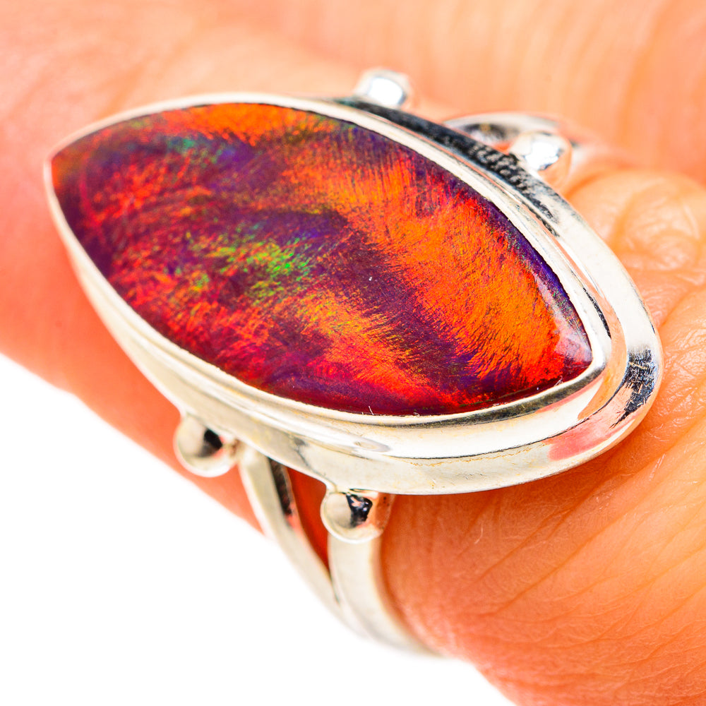 Aura Opal Rings handcrafted by Ana Silver Co - RING127323