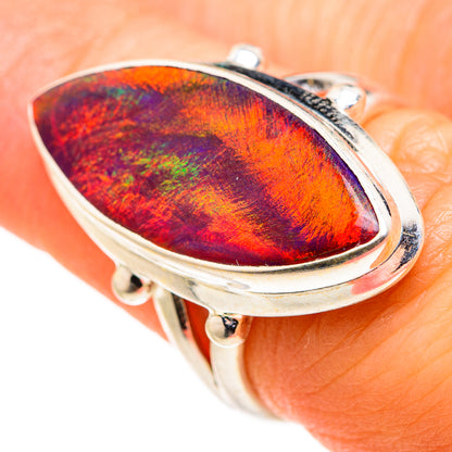 Aura Opal Rings handcrafted by Ana Silver Co - RING127323