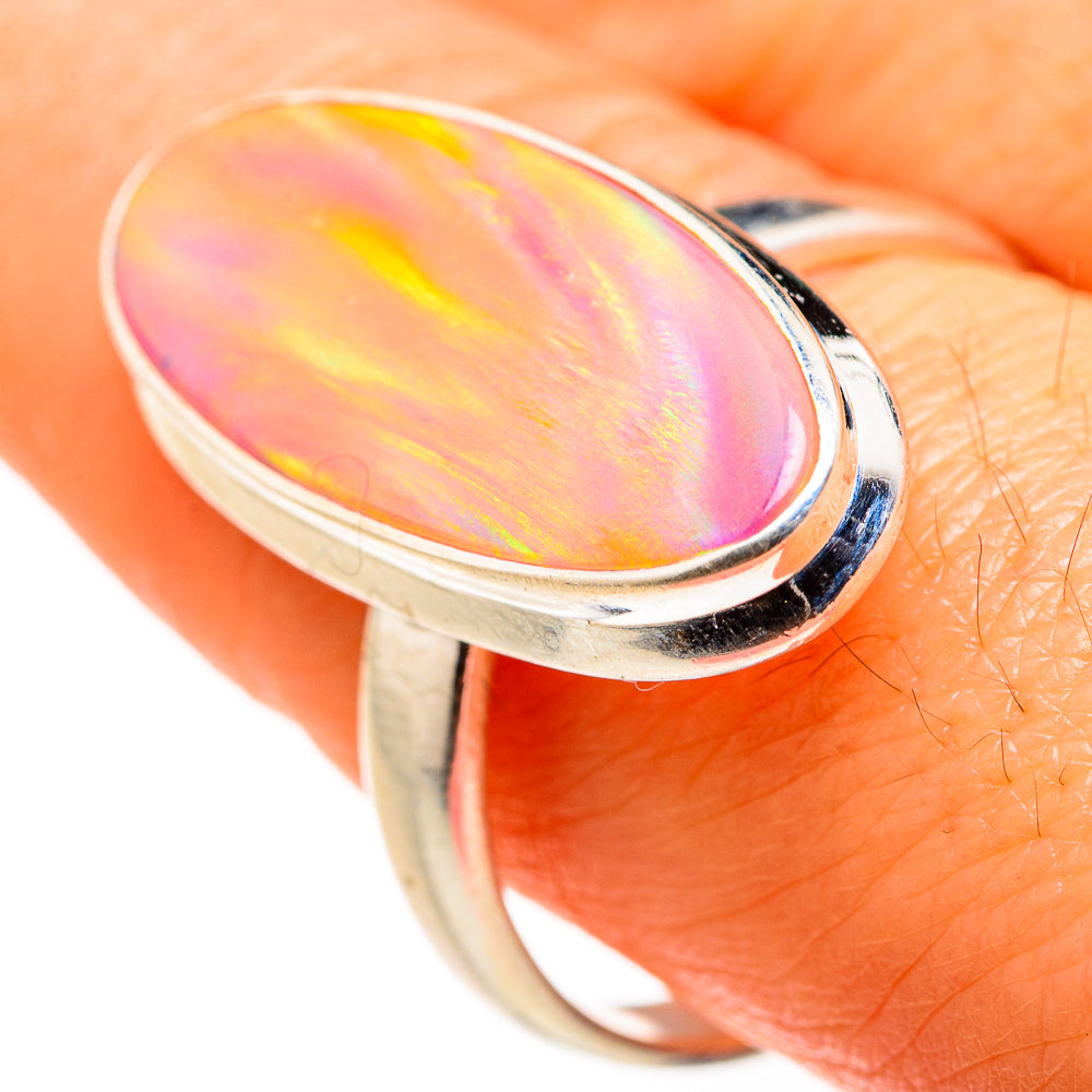Aura Opal Rings handcrafted by Ana Silver Co - RING127324