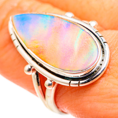 Aura Opal Rings handcrafted by Ana Silver Co - RING127325