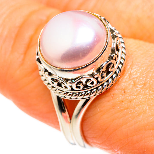 Cultured Pearl Rings handcrafted by Ana Silver Co - RING127335