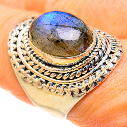 Labradorite Rings handcrafted by Ana Silver Co - RING127350