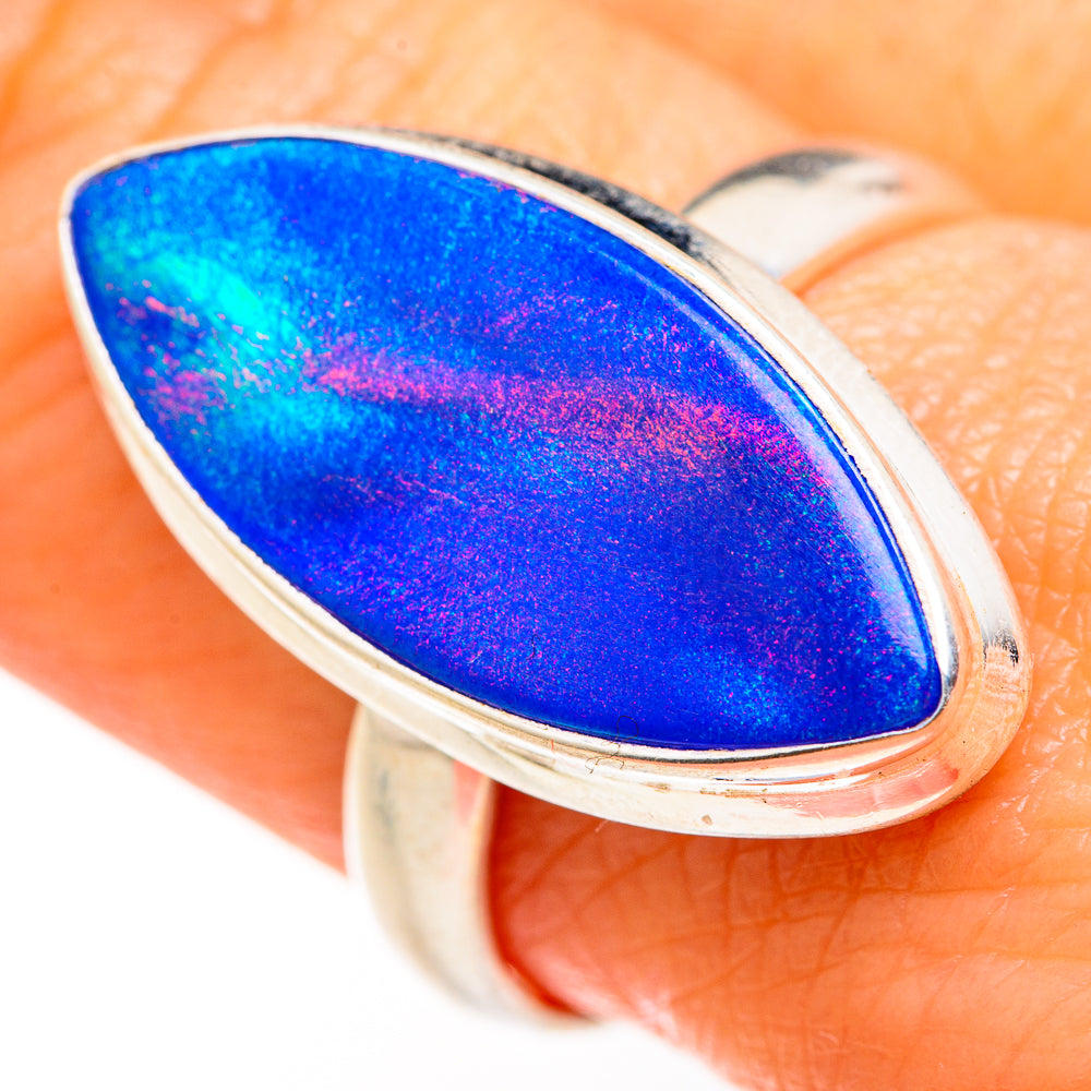 Aura Opal Rings handcrafted by Ana Silver Co - RING127357