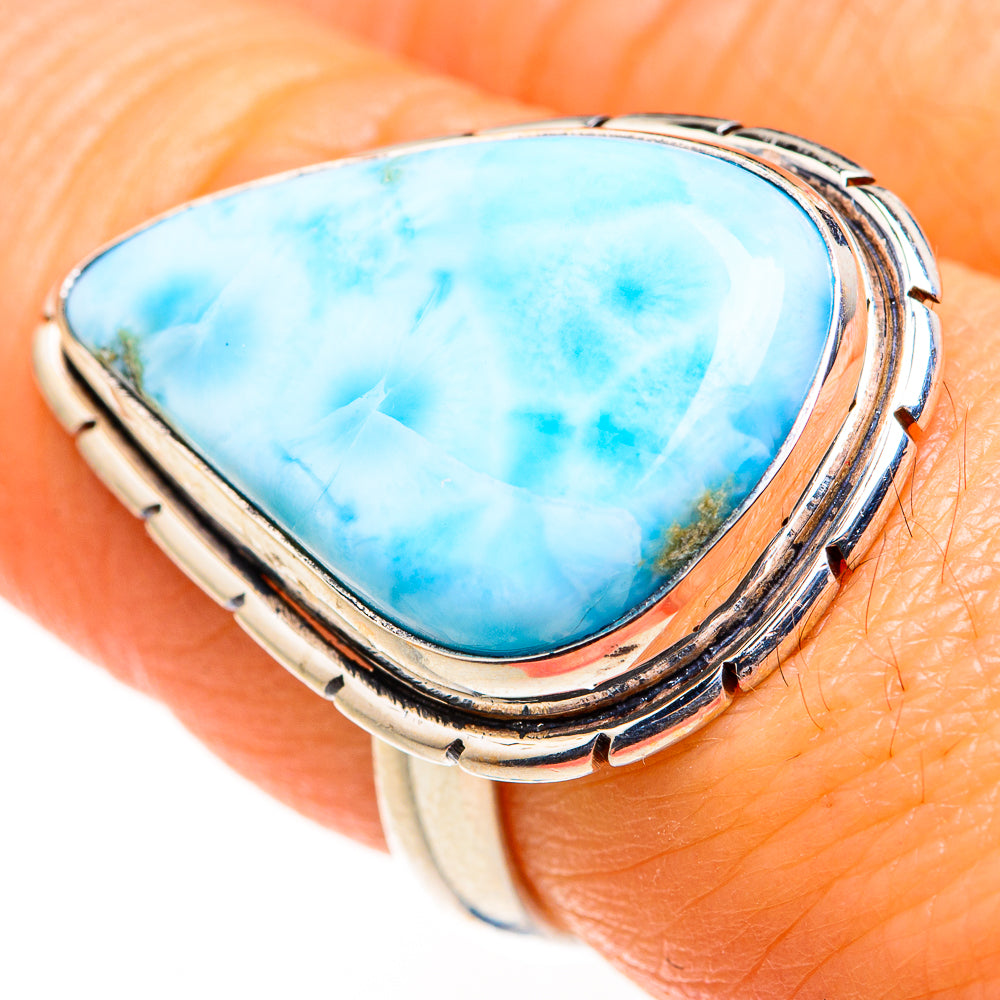 Larimar Rings handcrafted by Ana Silver Co - RING127362