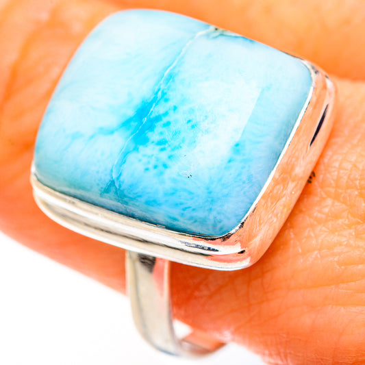 Larimar Rings handcrafted by Ana Silver Co - RING127366
