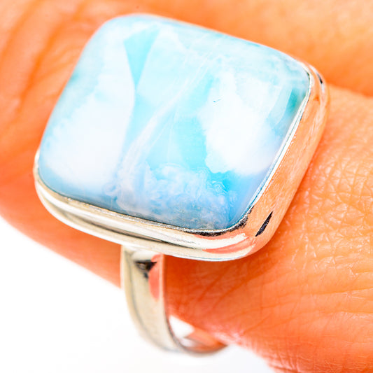 Larimar Rings handcrafted by Ana Silver Co - RING127374