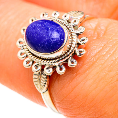 Lapis Lazuli Rings handcrafted by Ana Silver Co - RING127376
