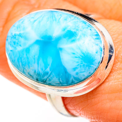 Larimar Rings handcrafted by Ana Silver Co - RING127378