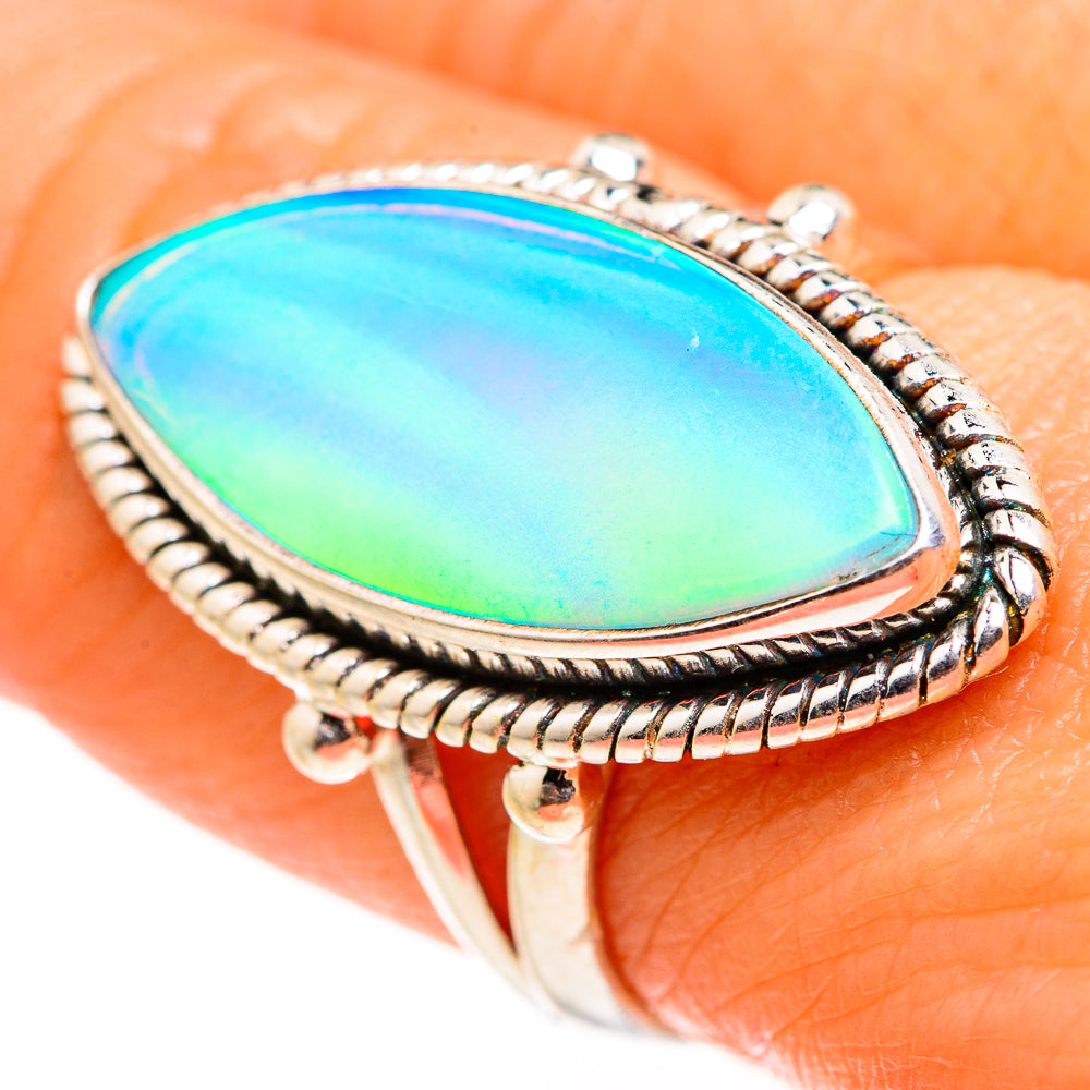 Aura Opal Rings handcrafted by Ana Silver Co - RING127382