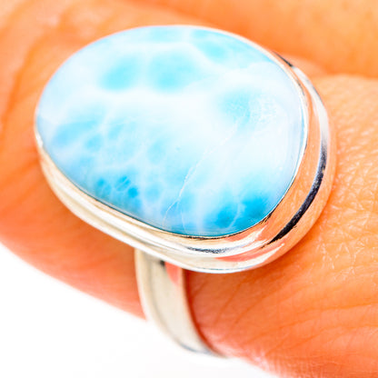 Larimar Rings handcrafted by Ana Silver Co - RING127390