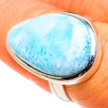 Larimar Rings handcrafted by Ana Silver Co - RING127391