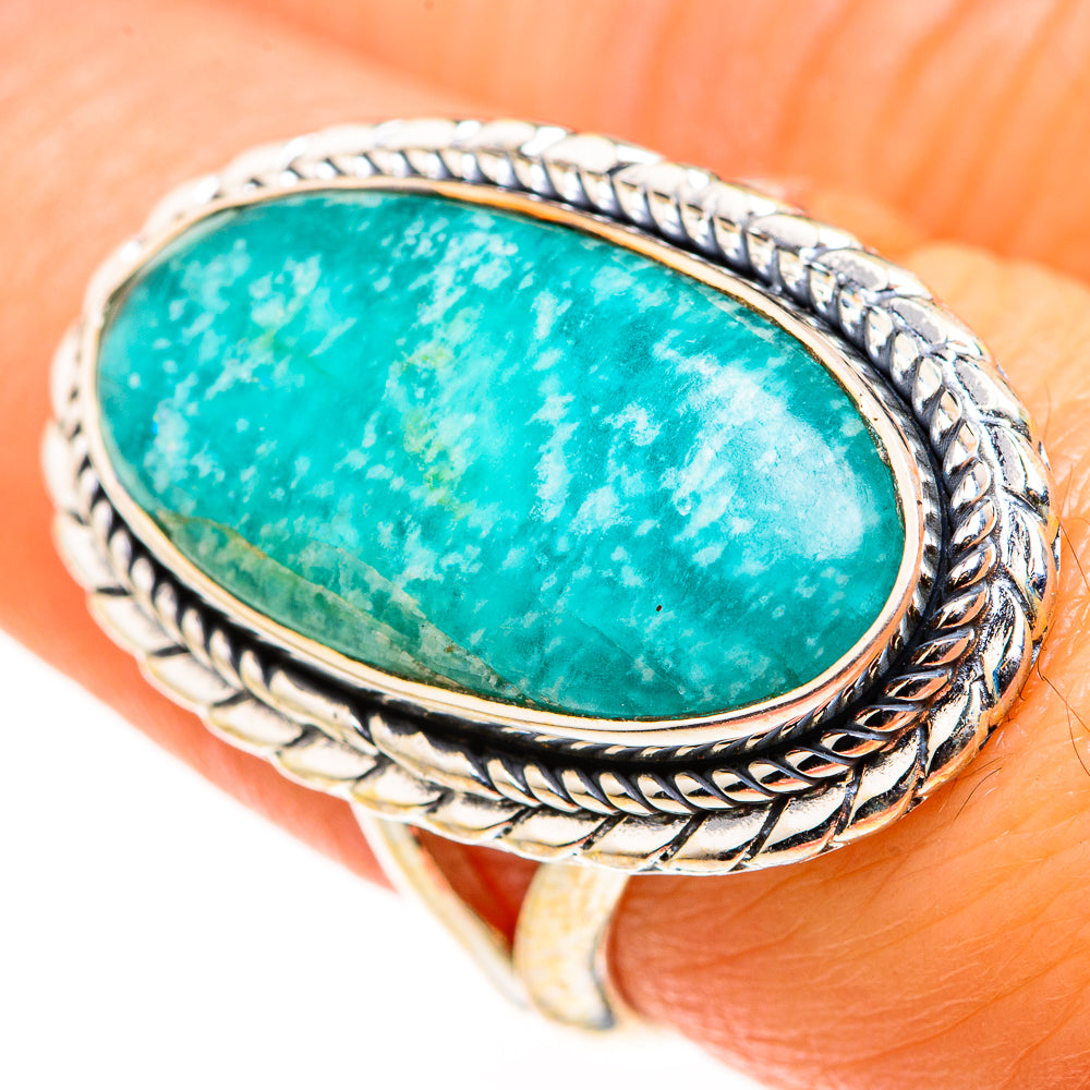 Amazonite Rings handcrafted by Ana Silver Co - RING127392
