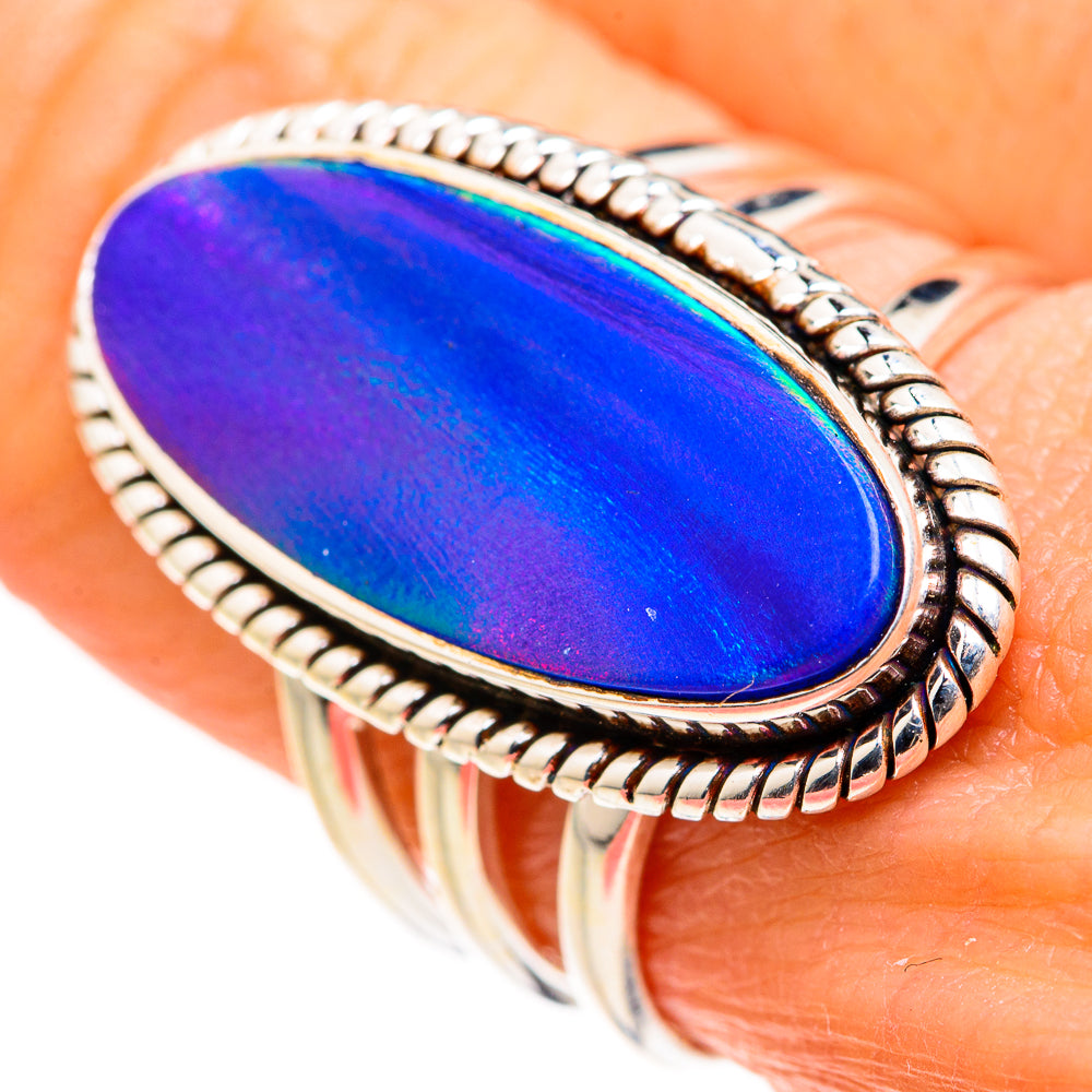 Aura Opal Rings handcrafted by Ana Silver Co - RING127395