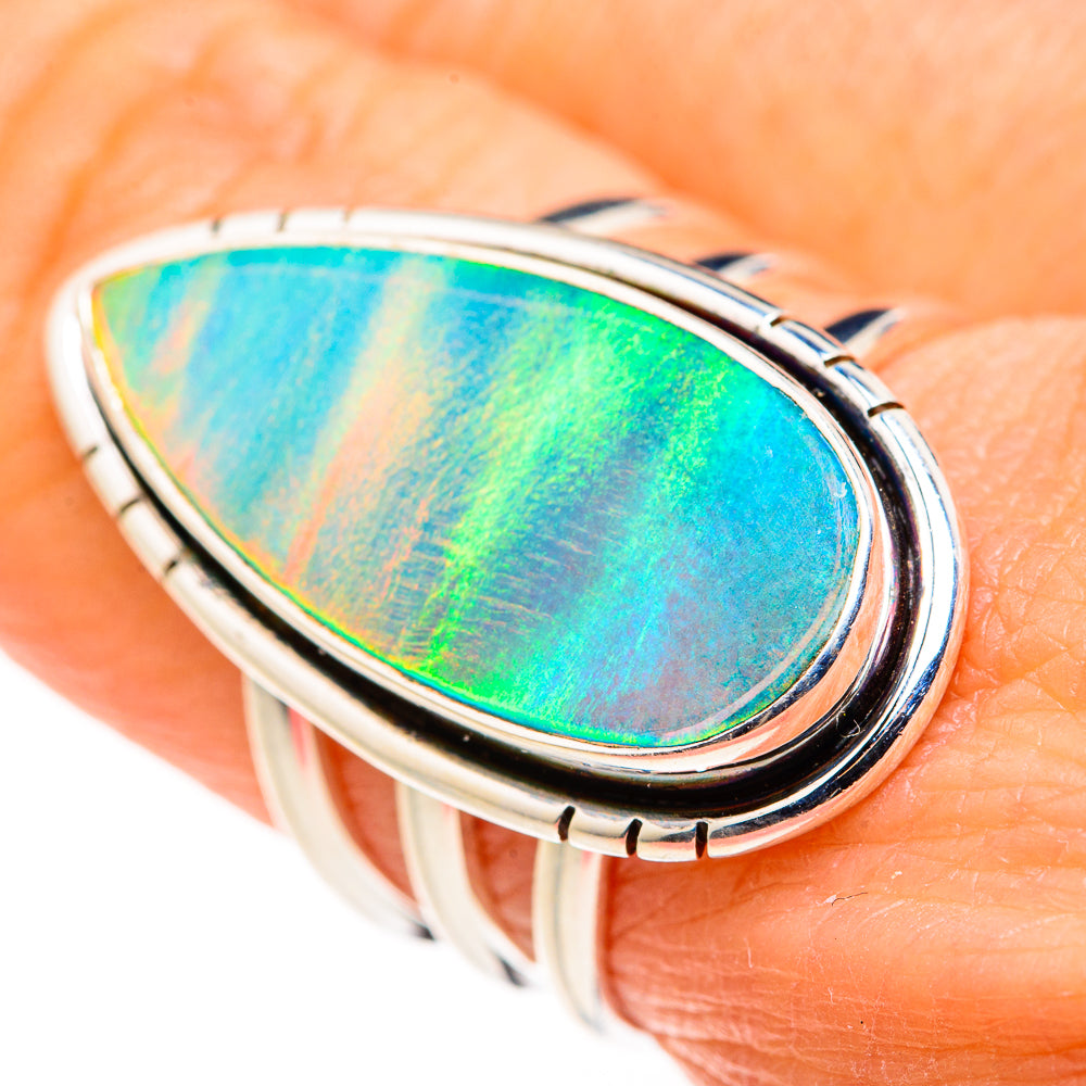Aura Opal Rings handcrafted by Ana Silver Co - RING127396