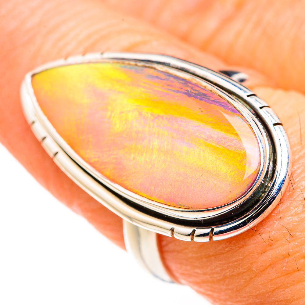 Aura Opal Rings handcrafted by Ana Silver Co - RING127407