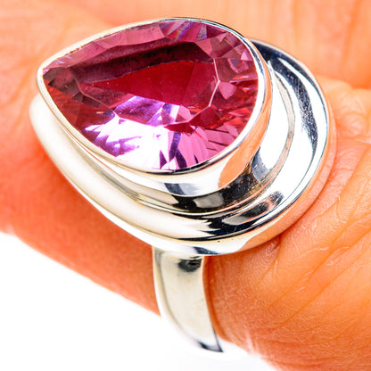 Color Change Alexandrite (Lab.) Rings handcrafted by Ana Silver Co - RING127419