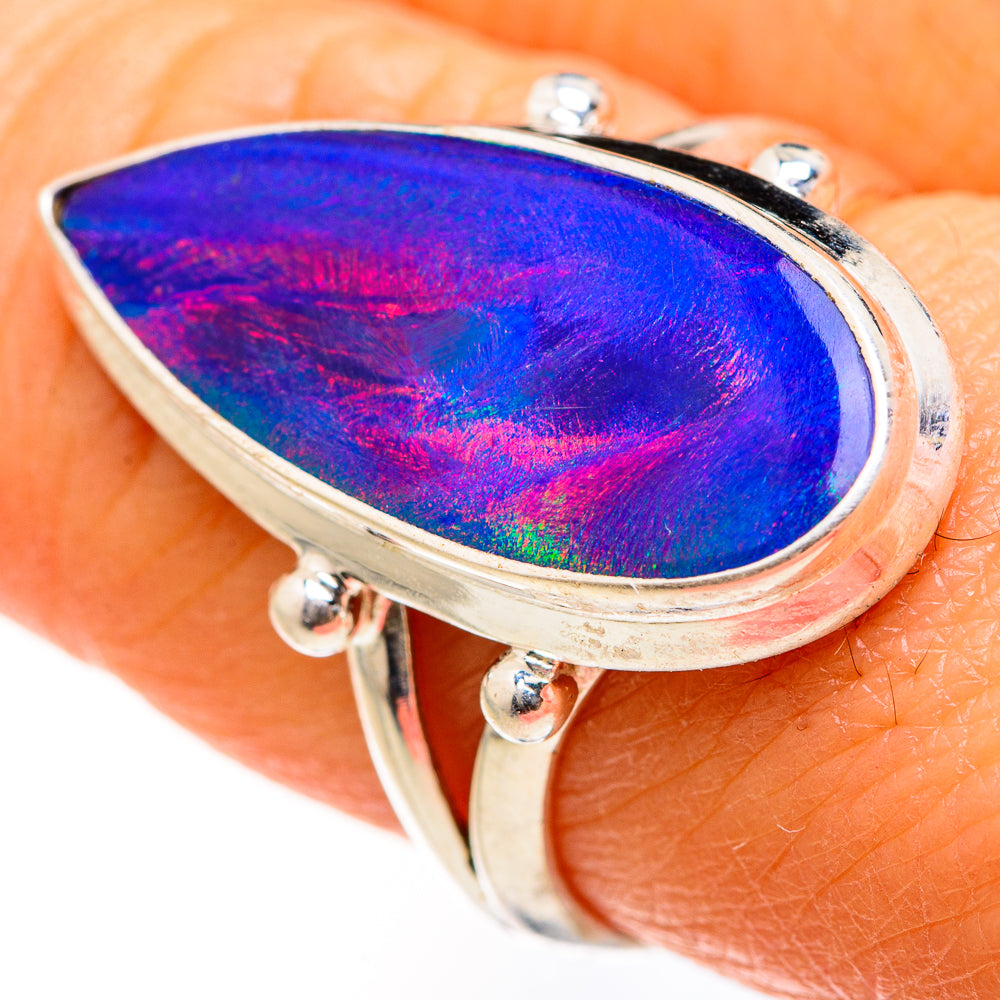 Aura Opal Rings handcrafted by Ana Silver Co - RING127422