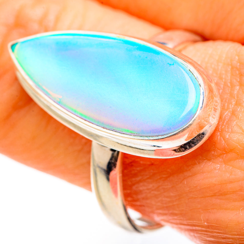 Aura Opal Rings handcrafted by Ana Silver Co - RING127423