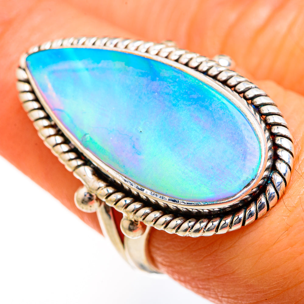 Aura Opal Rings handcrafted by Ana Silver Co - RING127441