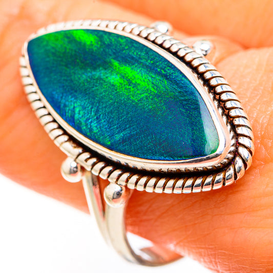 Aura Opal Rings handcrafted by Ana Silver Co - RING127442