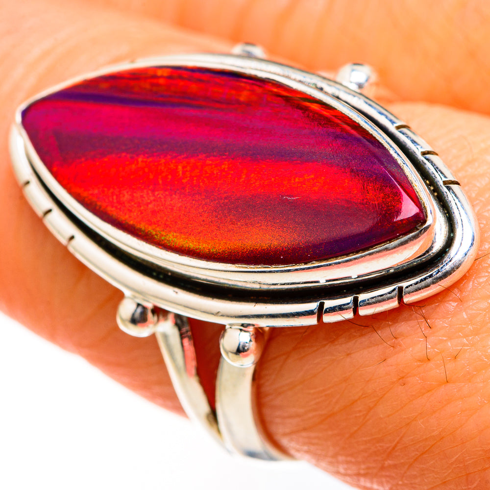 Aura Opal Rings handcrafted by Ana Silver Co - RING127443