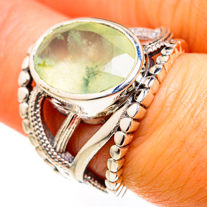 Prehnite Rings handcrafted by Ana Silver Co - RING127450