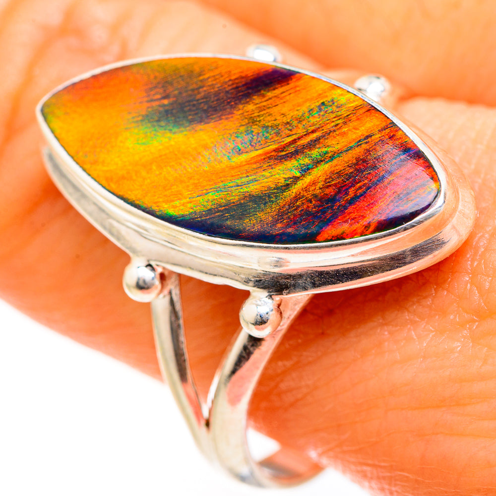Aura Opal Rings handcrafted by Ana Silver Co - RING127459