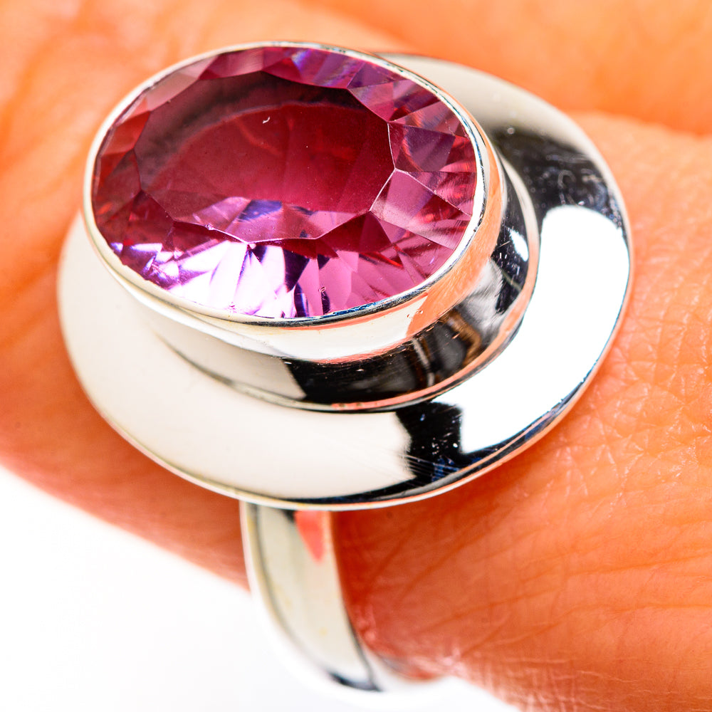 Color Change Alexandrite (Lab.) Rings handcrafted by Ana Silver Co - RING127470