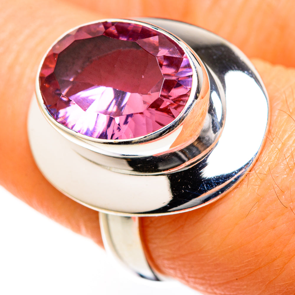 Color Change Alexandrite (Lab.) Rings handcrafted by Ana Silver Co - RING127480