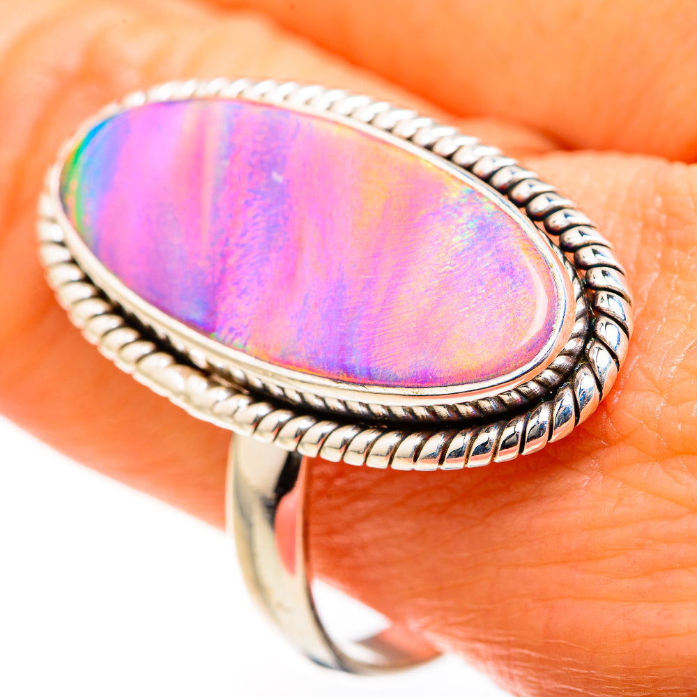 Aura Opal Rings handcrafted by Ana Silver Co - RING127486