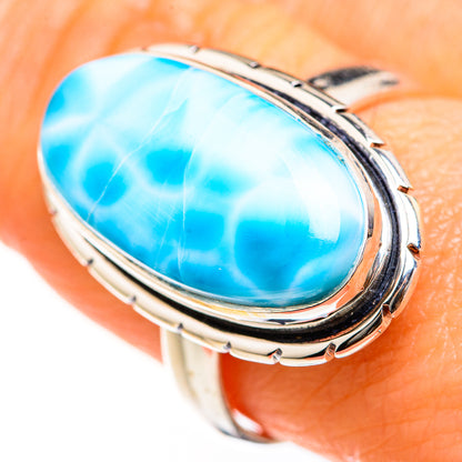 Larimar Rings handcrafted by Ana Silver Co - RING127490