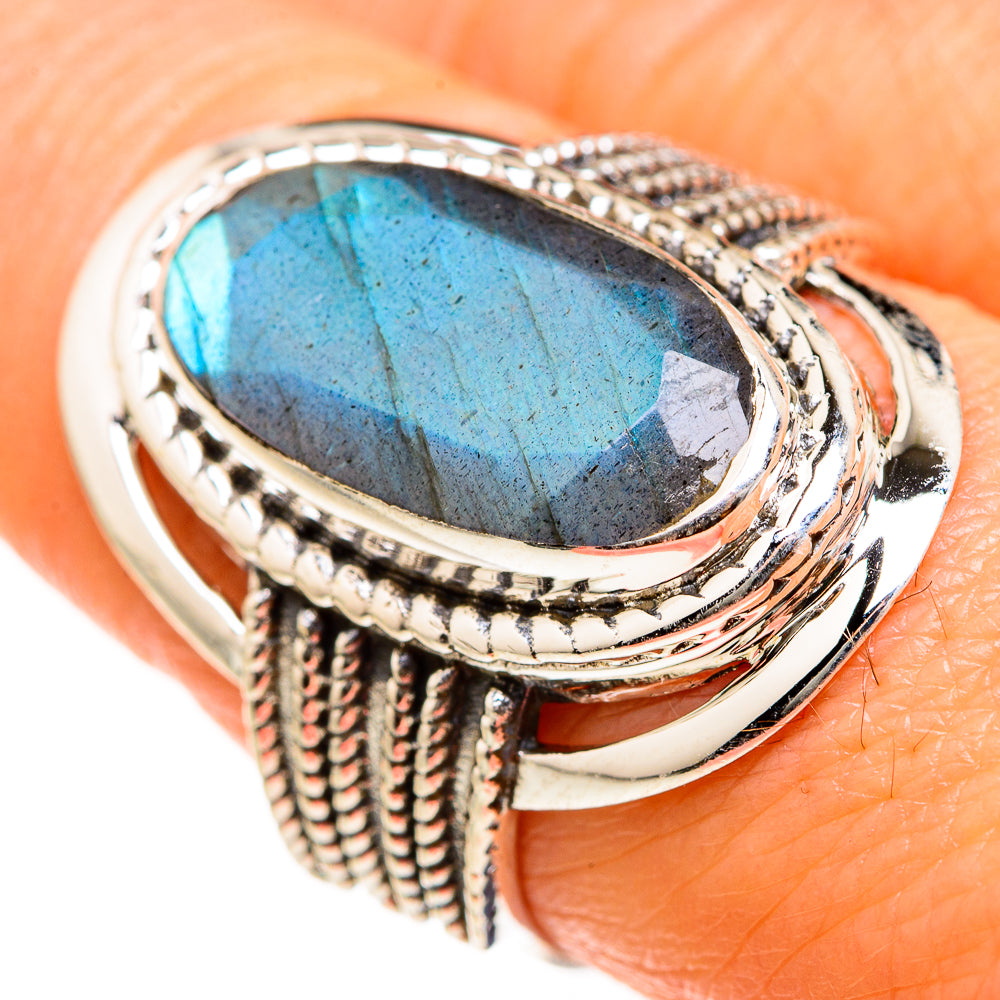 Labradorite Rings handcrafted by Ana Silver Co - RING127492