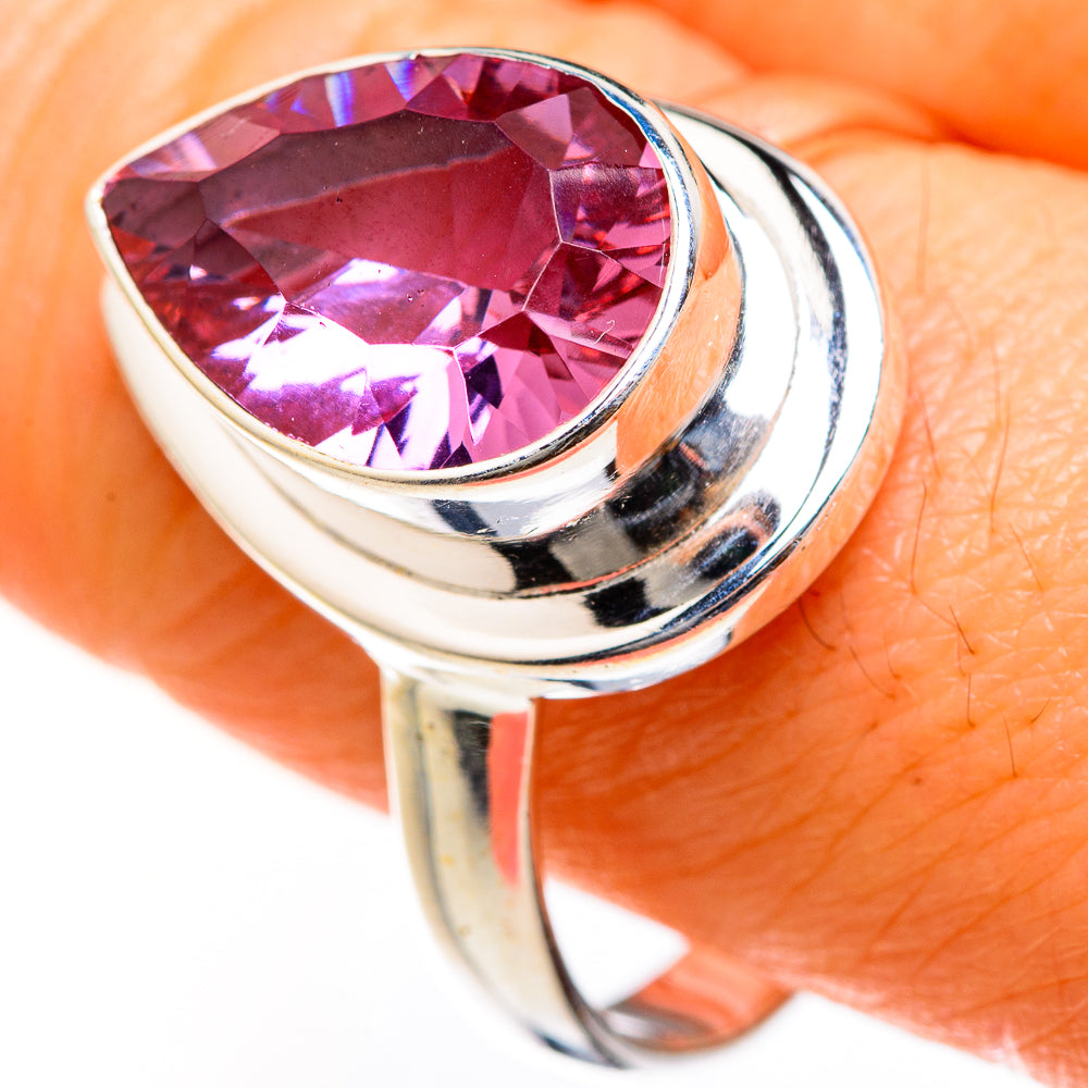 Color Change Alexandrite (Lab.) Rings handcrafted by Ana Silver Co - RING127495