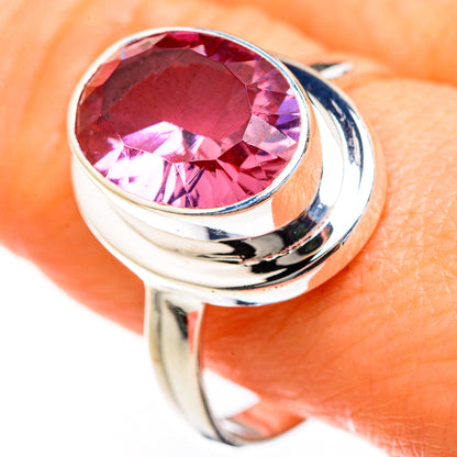 Color Change Alexandrite (Lab.) Rings handcrafted by Ana Silver Co - RING127496