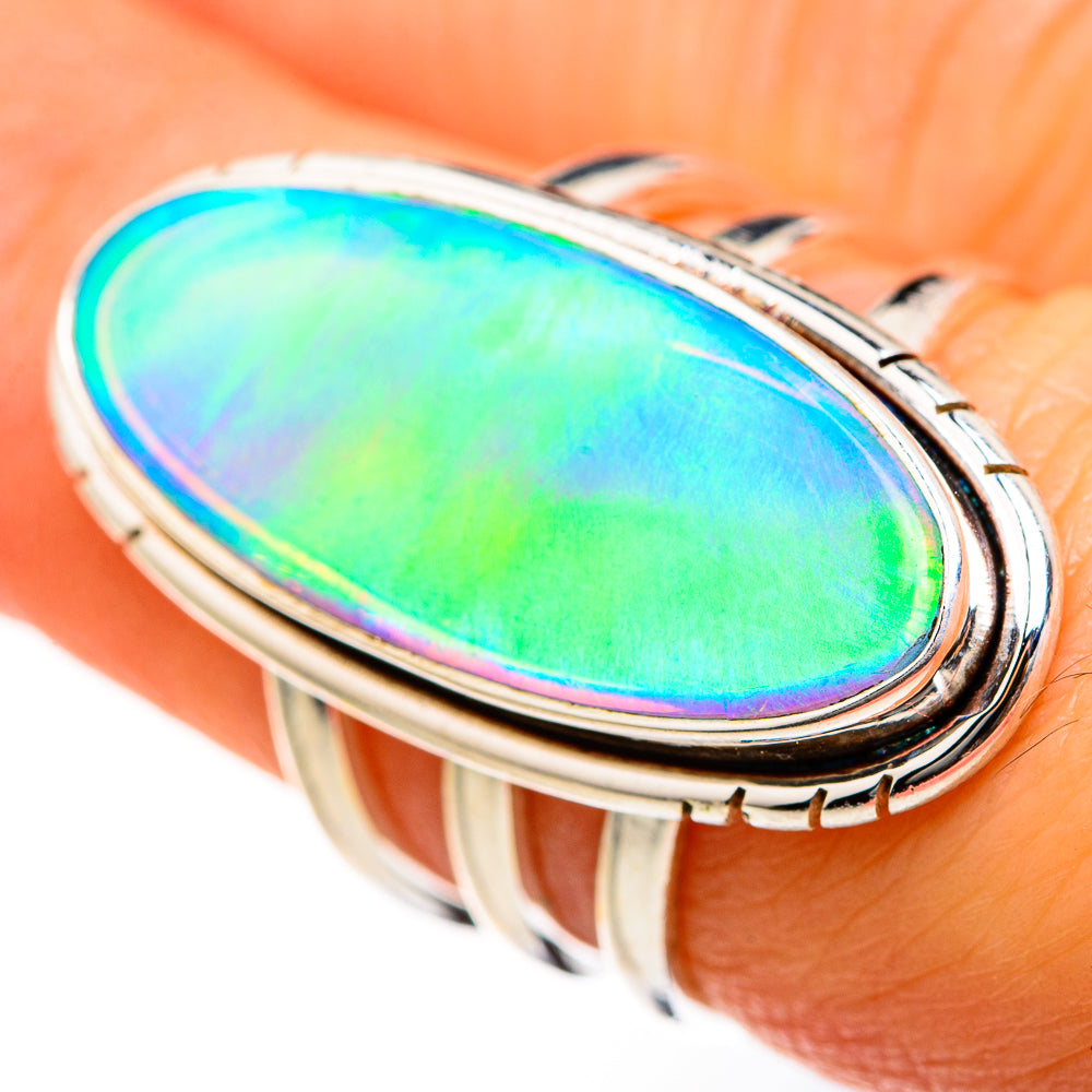 Aura Opal Rings handcrafted by Ana Silver Co - RING127499