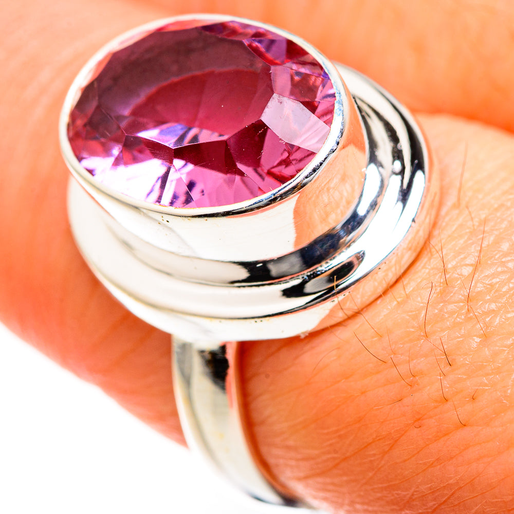 Color Change Alexandrite (Lab.) Rings handcrafted by Ana Silver Co - RING127510