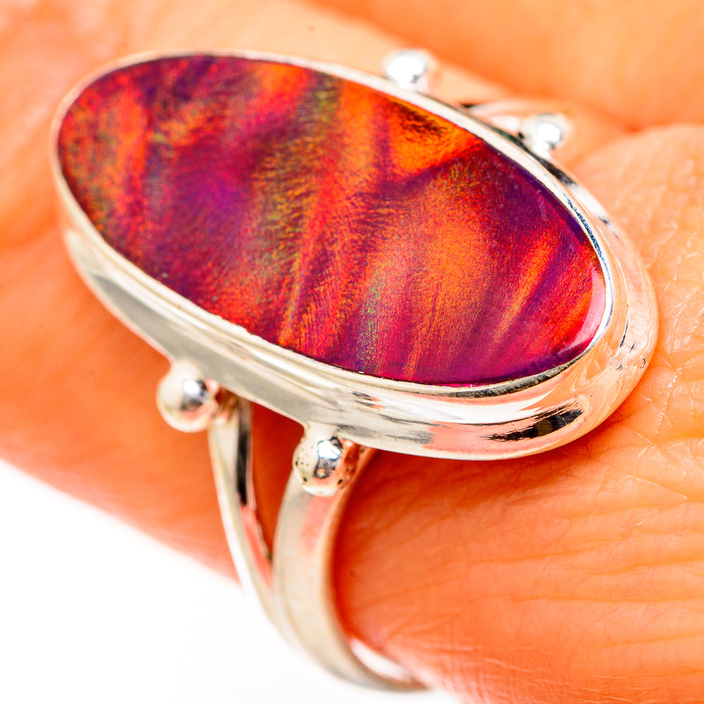 Aura Opal Rings handcrafted by Ana Silver Co - RING127514