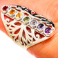 Multi-Stone Rainbow Chakra Rings handcrafted by Ana Silver Co - RING127527